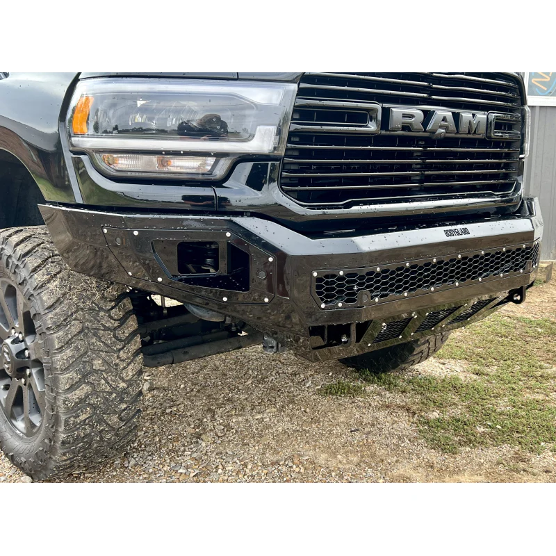 Bodyguard Freedom Front Base Non-Winch Sensor Cutouts Texture Black Powder Coat Model NAR19BYTNN - Image 4