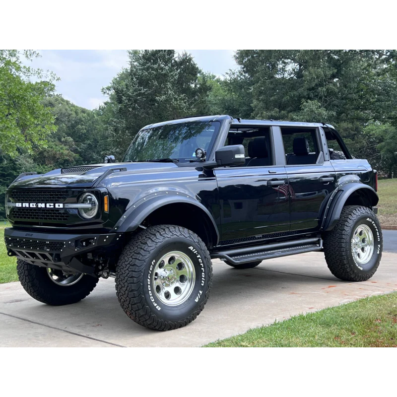 Bodyguard Freedom Front Base Raptor Only Non Winch Sensor Cutouts Bare Metal Model NAF21MYBNN-R - Image 4