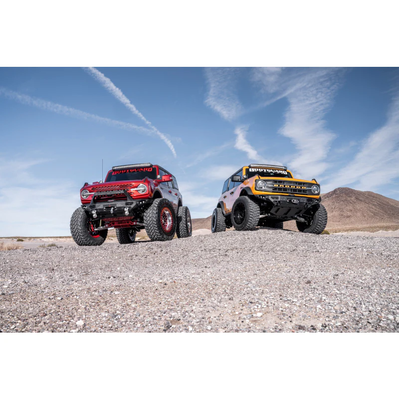 Bodyguard Freedom Front Base Raptor Only Winch Mount Sensor Cutouts Texture Black Powder Coat Model LAF21MYTNN-R - Image 3