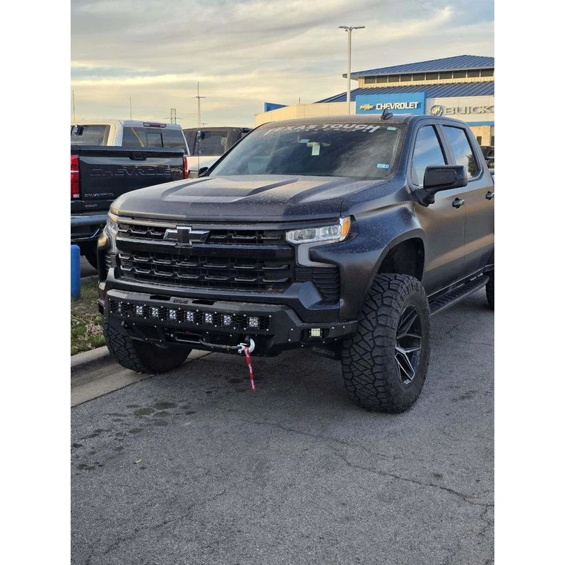 Bodyguard Freedom Front Base w/ Winch Mount - w/ sensor cutouts - Bare Metal - w/ camera harness or pod Model LBC22AYBNB - Image 2