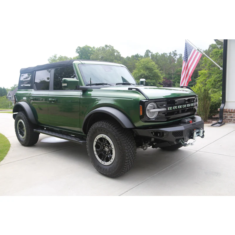 Bodyguard Freedom Front Base Winch Mount Sensor Cutouts Bare Metal Model LAF21MYBNN - Image 4