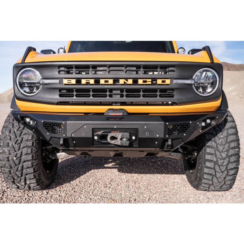 Bodyguard Freedom Front Base Winch Mount Sensor Cutouts Bare Metal Model LAF21MYBNN - Image 7