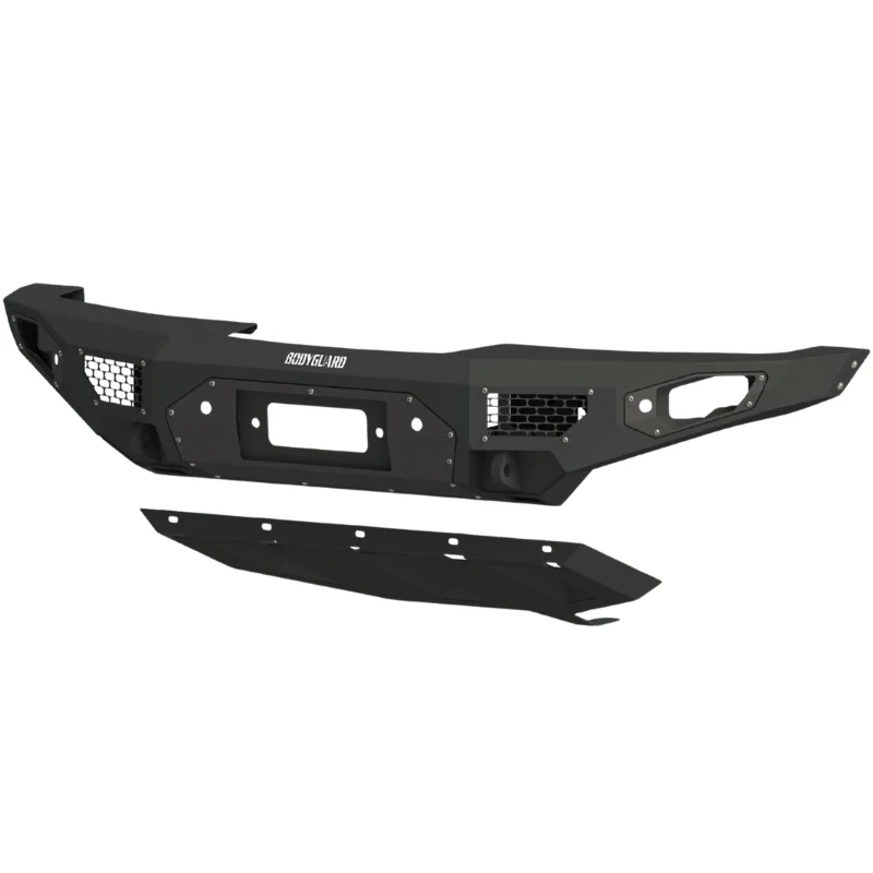Bodyguard Freedom Front Base Winch Mount Sensor Cutouts Texture Black Powder Coat Model LAF21MYTNN