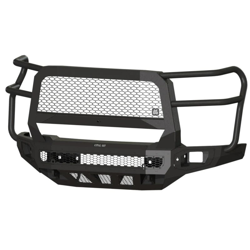 Bodyguard Freedom Front Extreme Non-Winch Sensor Cutouts W/ Mesh Grille With Camera Harness Texture Black Powder Coat Model NEC24BYTMH