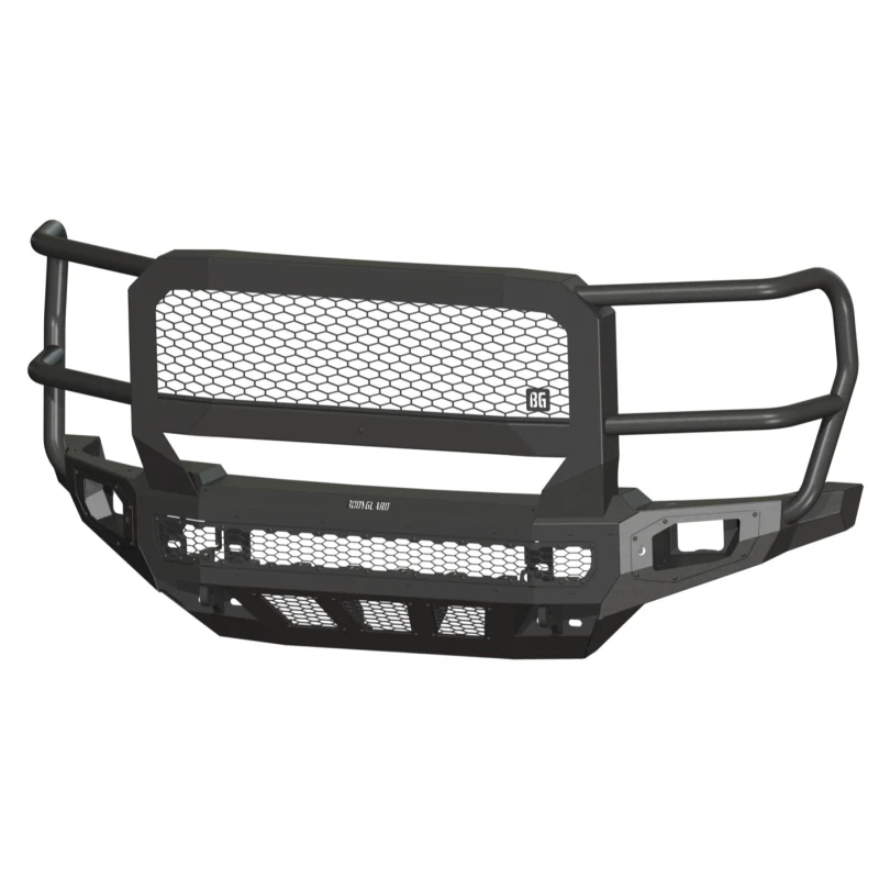 Bodyguard Freedom Front Extreme Non-Winch W/O Sensor Cutouts W/ Mesh Grille No Camera Harness Bare Metal Model NEF23DNBMN