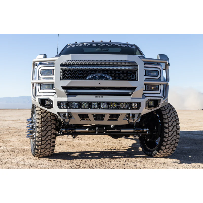 Bodyguard Freedom Front Extreme Non-Winch W/O Sensor Cutouts W/ Mesh Grille With Camera Harness Texture Black Powder Coat Model NEF23DNTMH - Image 2