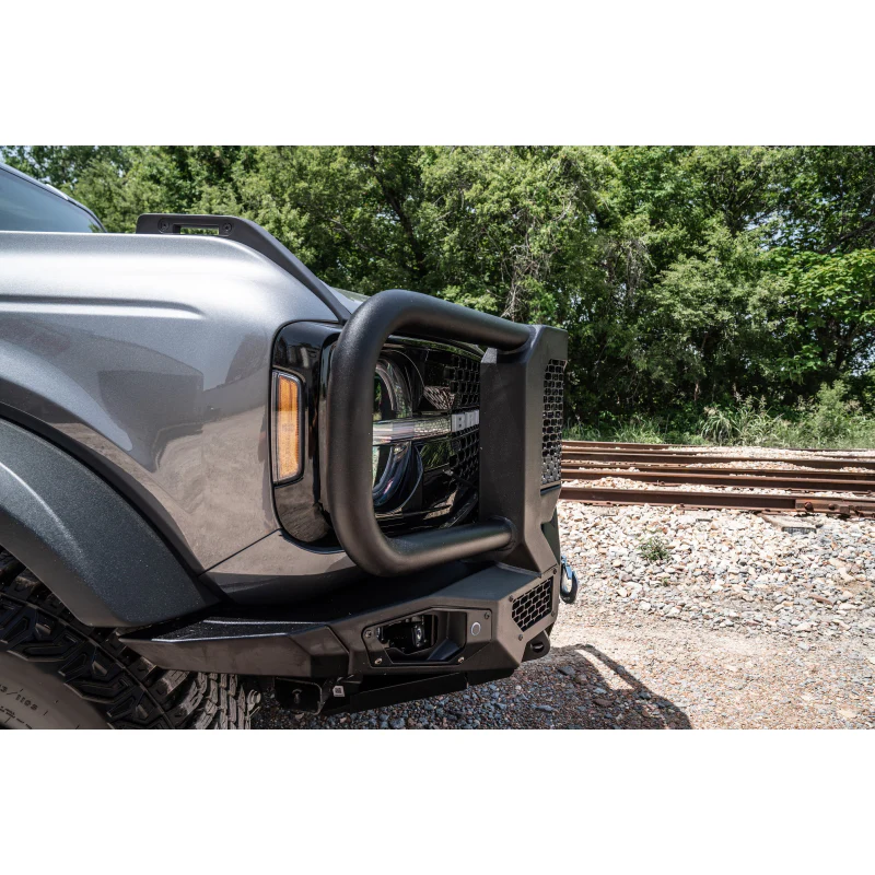 Bodyguard Freedom Front Extreme Winch Mount Sensor Cutouts No Camera Harness Texture Black Powder Coat Model LEF21MYTNN - Image 7