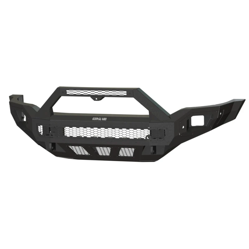 Bodyguard Freedom Front Sport Non-Winch Sensor Cutouts W/O Mesh Grille With Camera Harness + Pod Bare Metal Model NCR19DYBNB