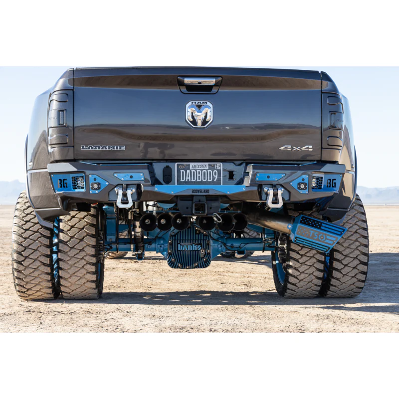 Bodyguard Freedom Rear Sensor Cutouts Texture Black Powder Coat Model MFR19BYT - Image 2