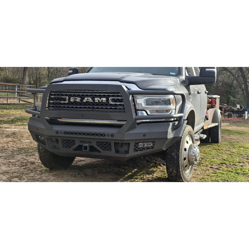 Bodyguard FT Front Extreme Sensor Cutouts Fog Cutouts Receiver W/ Mesh Grille No Camera Harness Bare Metal **Fits 4500/5500 Fender Flare Only** Model JER19DYBMN - Image 3