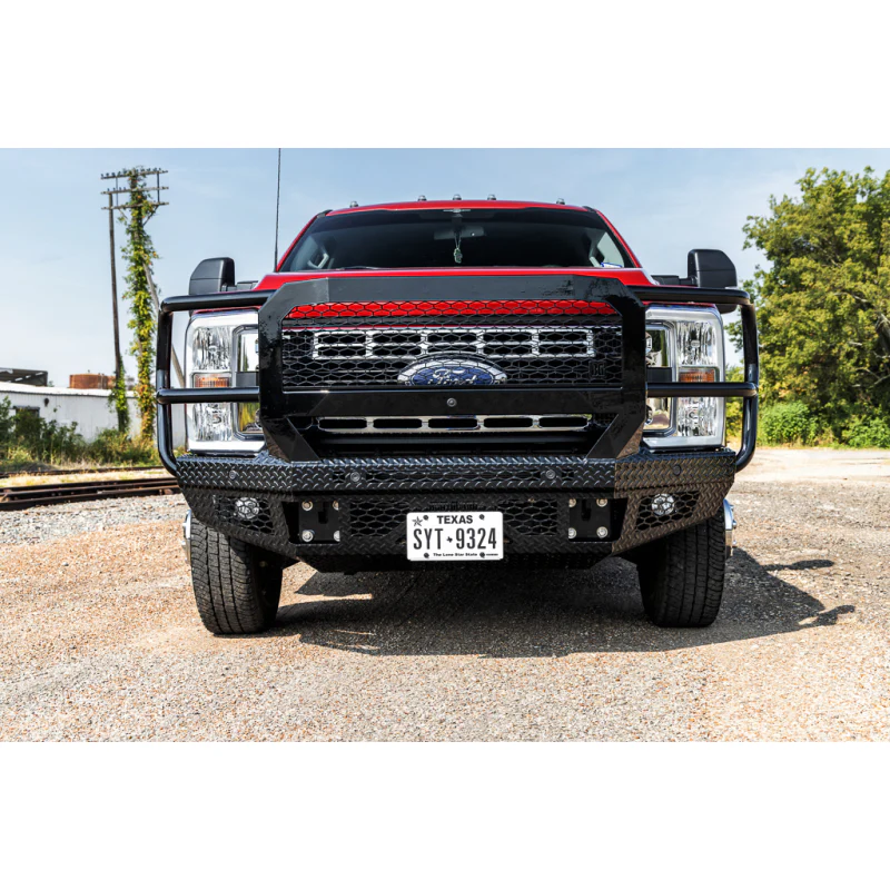 Bodyguard FT Front Extreme - Sensor Cutouts Fog Cutouts Receiver W/ Mesh Grille No Camera Harness Bare Metal Model JEF23BYBMN - Image 3