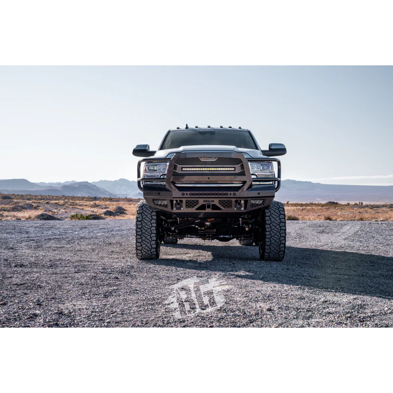 Bodyguard FT Front Extreme Sensor Cutouts Fog Cutouts Receiver W/ Mesh Grille No Camera Harness Gloss Black Powder Coat Model JER19BYGMN - Image 7