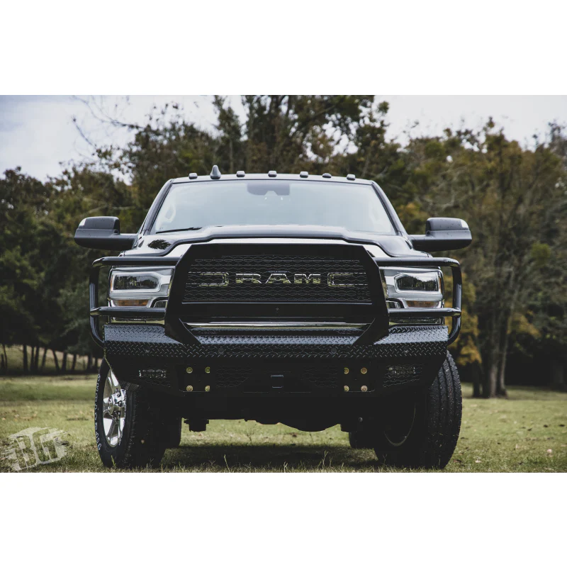 Bodyguard FT Front Extreme Sensor Cutouts Fog Cutouts Receiver W/ Mesh Grille No Camera Harness Texture Black Powder Coat Model JER19BYTMN - Image 2