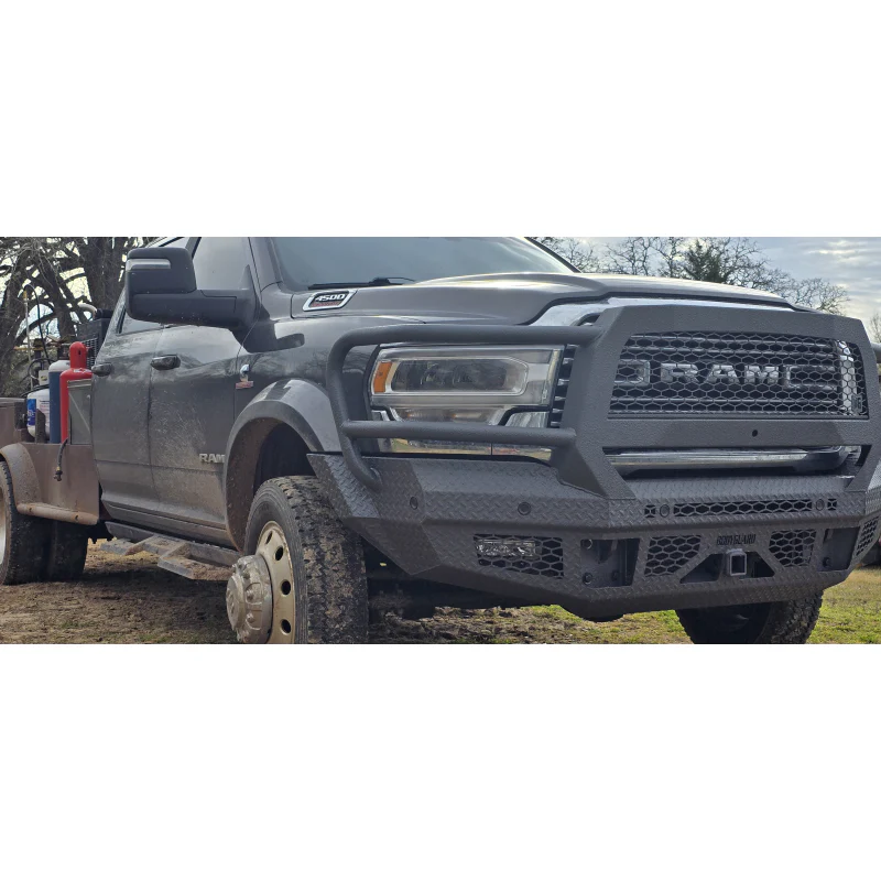 Bodyguard FT Front Extreme Sensor Cutouts Fog Cutouts Receiver W/ Mesh Grille With Camera Harness Bare Metal **Fits 4500/5500 Fender Flare Only** Model JER19DYBMH - Image 5