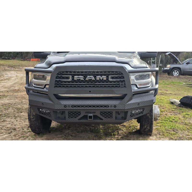 Bodyguard FT Front Extreme Sensor Cutouts Fog Cutouts Receiver W/ Mesh Grille With Camera Harness Gloss Black Powder Coat **Fits 4500/5500 Fender Flare Only** Model JER19DYGMH - Image 4