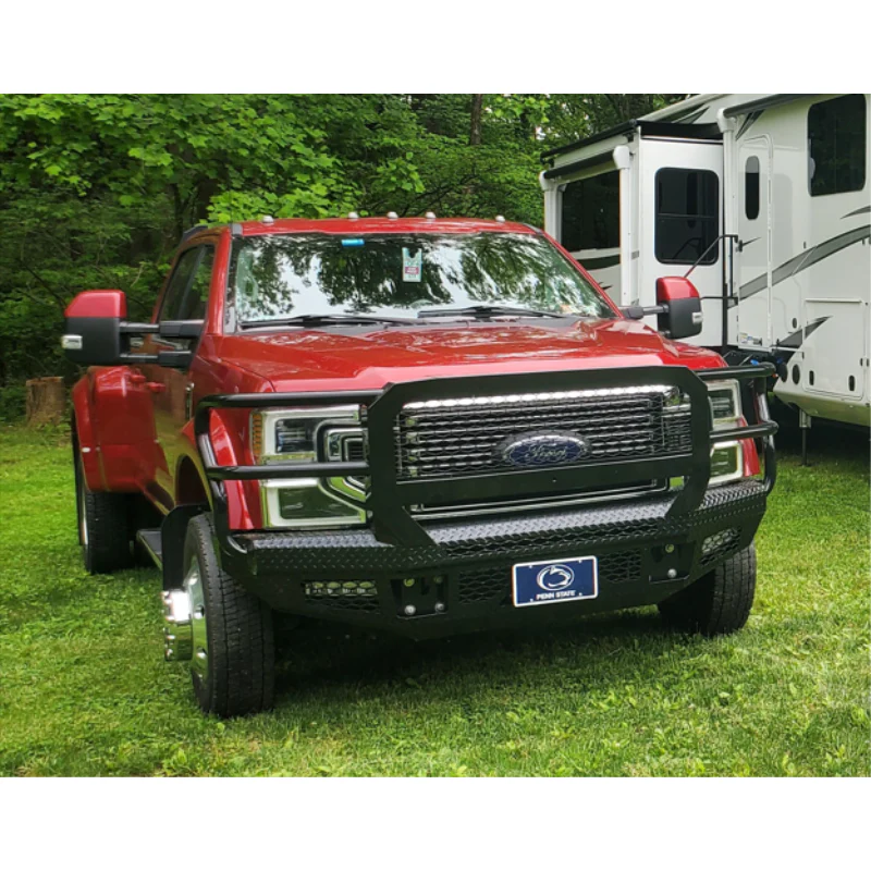 Bodyguard FT Front Extreme - Sensor Cutouts Fog Cutouts Receiver W/ Mesh Grille With Camera Harness Texture Black Powder Coat **Fits 450/550 Trim** Model JEF23DYTMH - Image 2