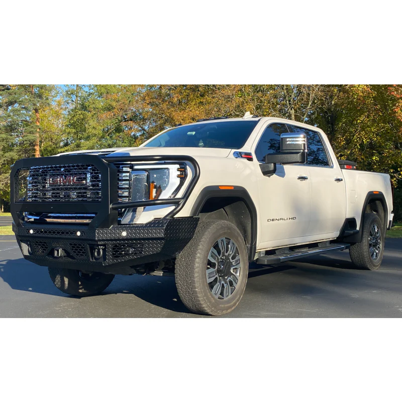 Bodyguard FT Front Extreme - Sensor Cutouts Fog Cutouts Receiver W/ Mesh Grille With Camera Harness Texture Black Powder Coat Model JEG24BYTMH - Image 3