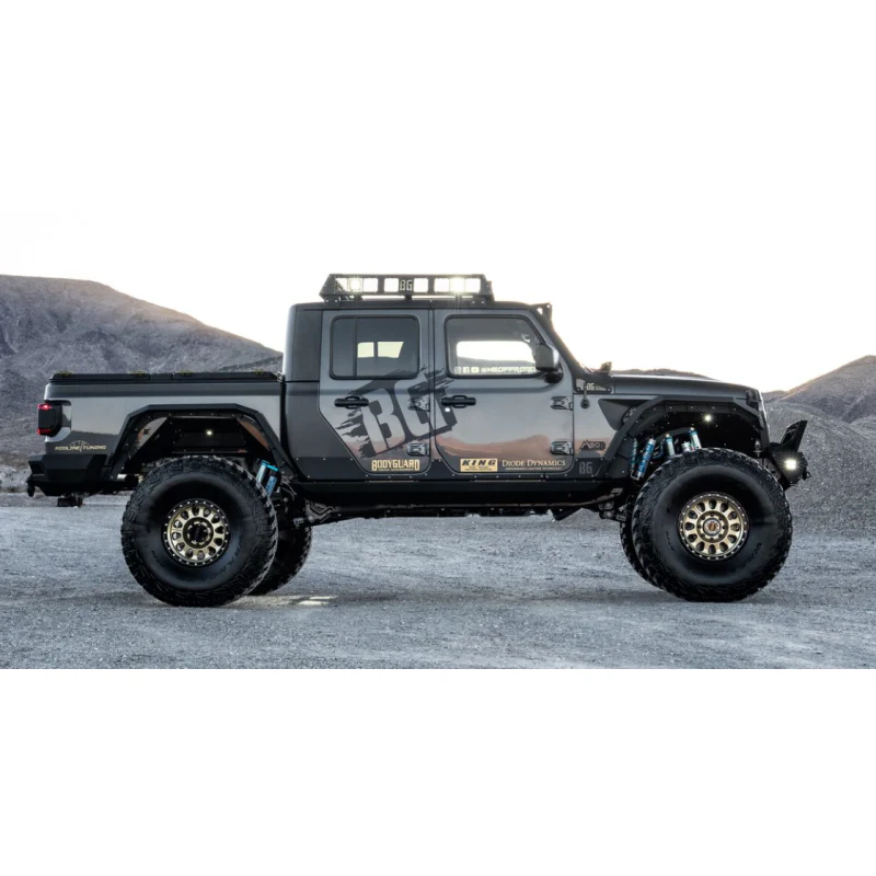 Bodyguard Gladiator Fender System - Narrow Version Front And Rear Liners And Fender Flares Bare Metal Model 51351B - Image 2