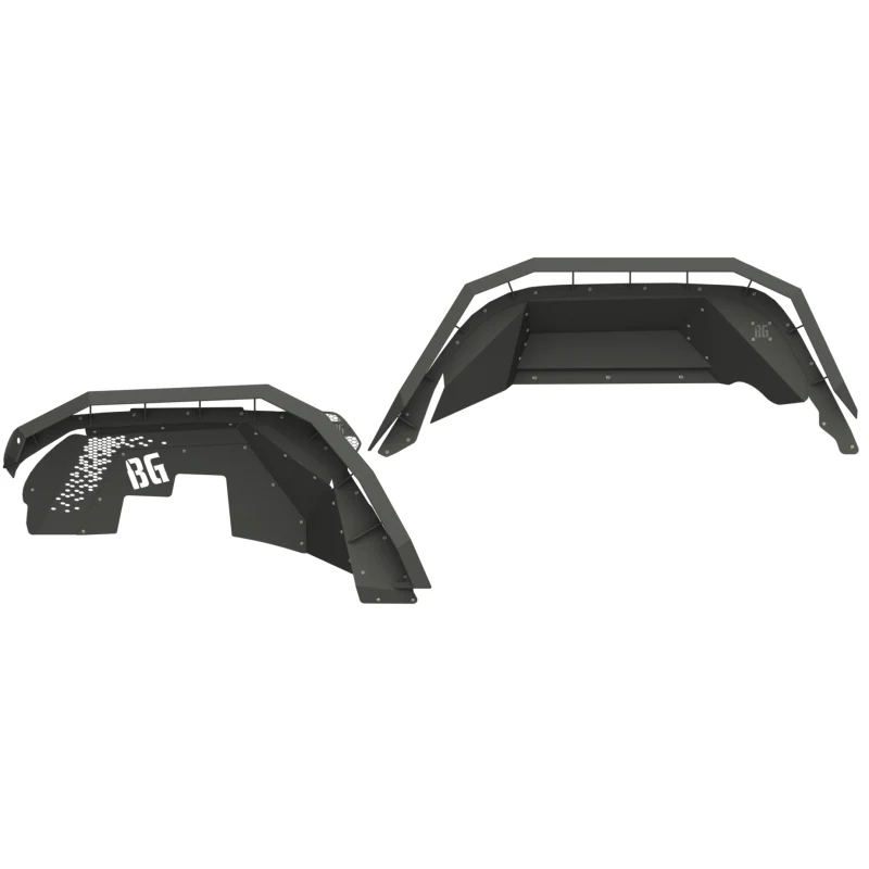 Bodyguard Gladiator Fender System - Narrow Version Front And Rear Liners And Fender Flares Texture Black Powder Coat Model 51351T