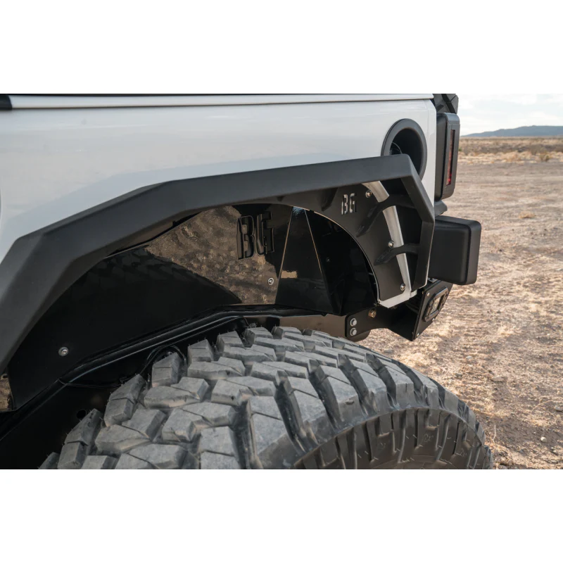 Bodyguard JK Fender System - Front And Rear Liners And Fender Flares Texture Black Powder Coat Model 40898T - Image 3