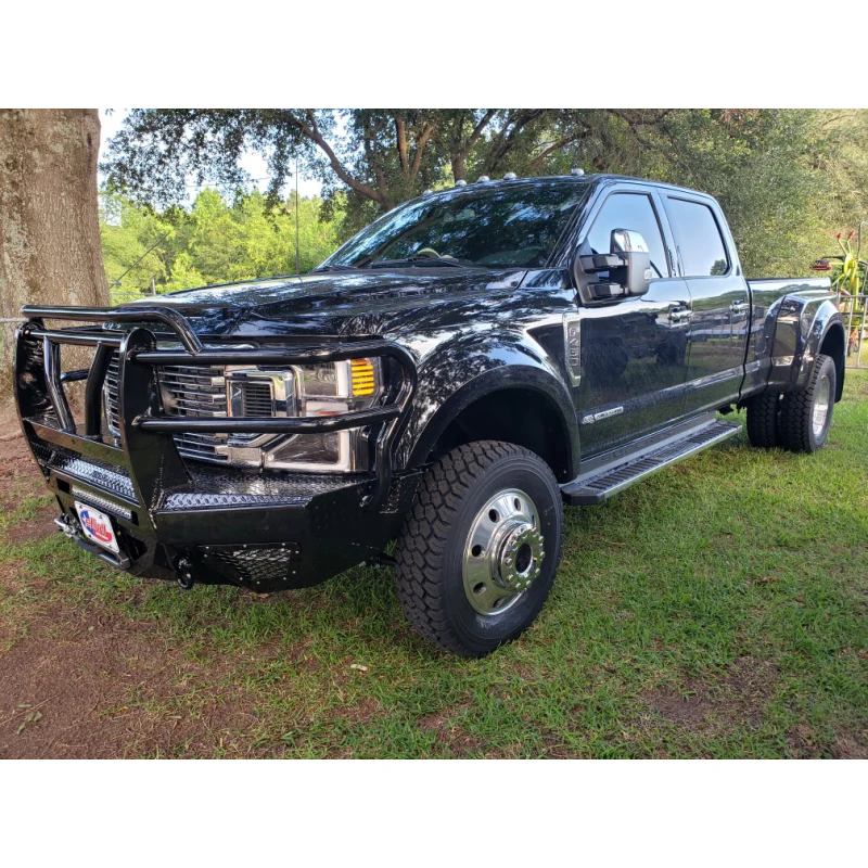 Bodyguard T2 Front Extreme - W/O Sensor Cutouts Factory Fog Cutouts Winch Mount Skid Plate W/O Mesh Grille No Camera Harness Gloss Black Powder Coat **Fits 450/550 Fender Trim** Model EEF17DNWGNN - Image 3