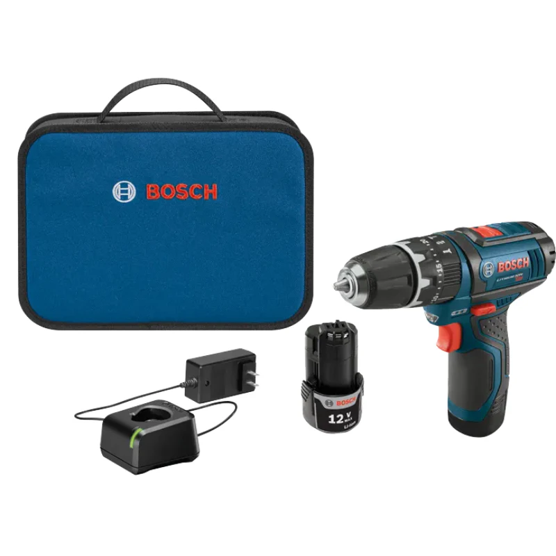 Bosch 12V Max 3/8 In. Hammer Drill/Driver Kit Model PS130-2A - Image 3