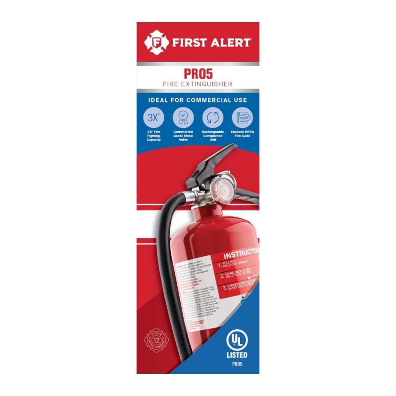 BRK First Alert General Fire Extinguisher UL Rated 3-A:40-B:C FE3A40GR Model PRO5 - Image 3