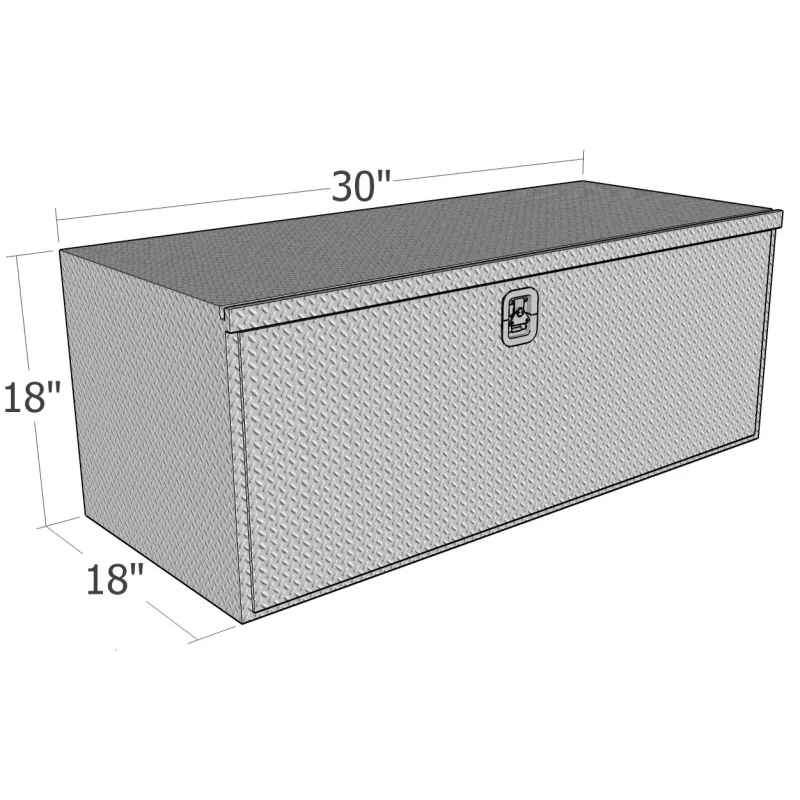 Brute 18" X 18" X 30"L HD Under Body - Diamond, Drop Down Door Model HUB1830 - Image 2