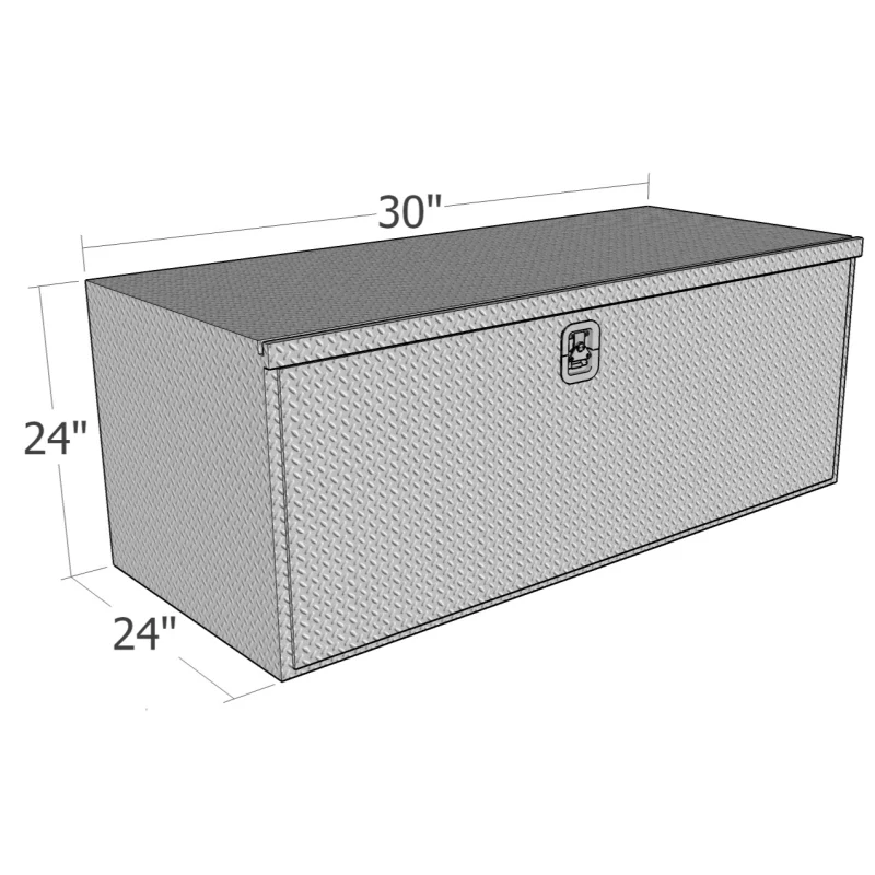 Brute 24" X 24" X 30"L HD Under Body - Diamond, Drop Down Door Model HUB2430 - Image 2