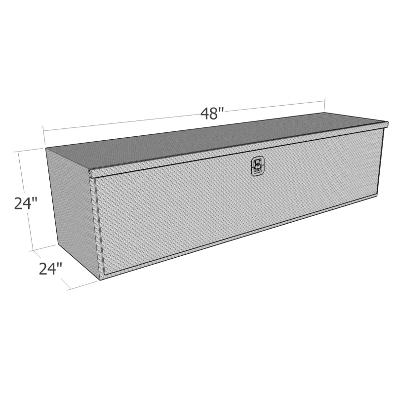 Brute 24" X 24" X 48"L HD Under Body -  Diamond, Drop Down Door Model HUB2448 - Image 2