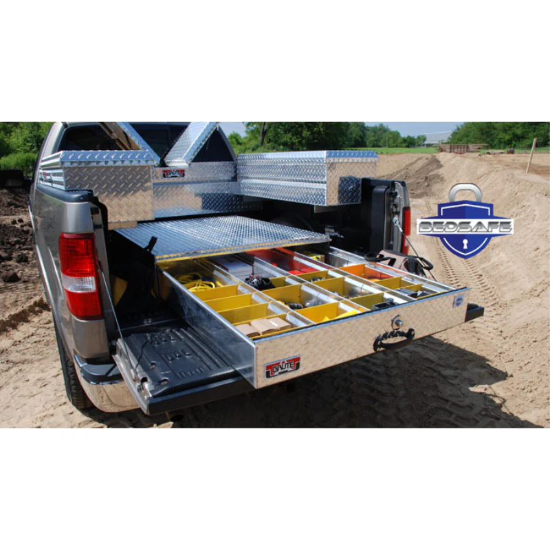 Brute 30" X 9.5" X 48" X W/ Diamond Tread, Bed Safe Roller Drawer Box Model HBS307 - Image 2