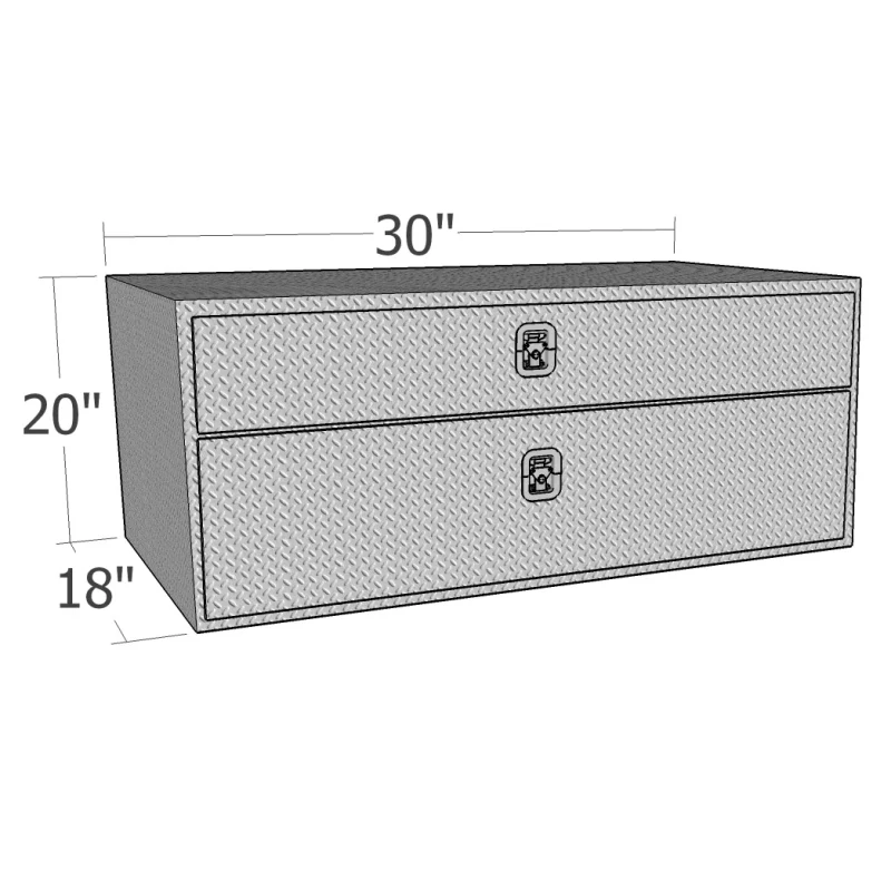 Brute 30"X20" Underbody W/ Top Drawer Model UB30-20TD - Image 2