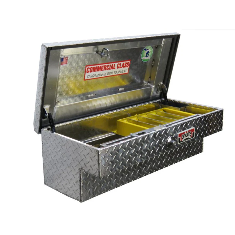 Brute 34" Side Mount Tool Box Bright Aluminum Model RB195 - Image 2