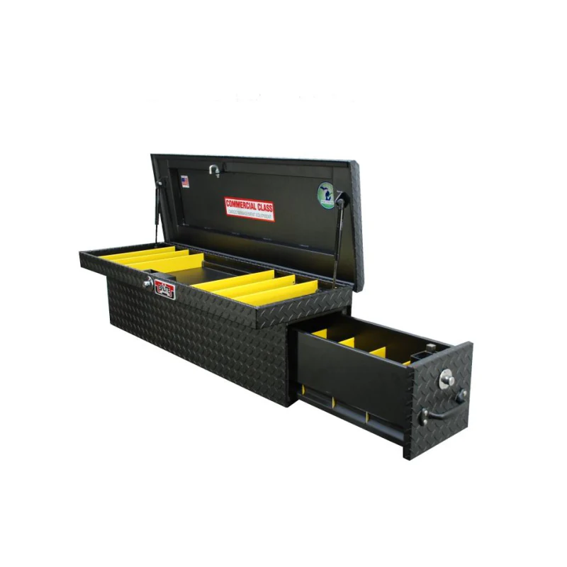 Brute 47" Side Mount Tool Textured Black W/ Rear Bed Safe Roller Drawer Drivers Side Model RB7647D-BT - Image 2