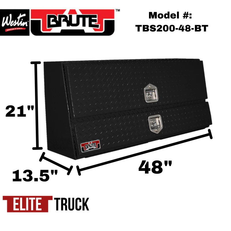Brute 48" Contractor Topsider W/ Doors Black Texture Coat Model TBS200-48-BT - Image 2