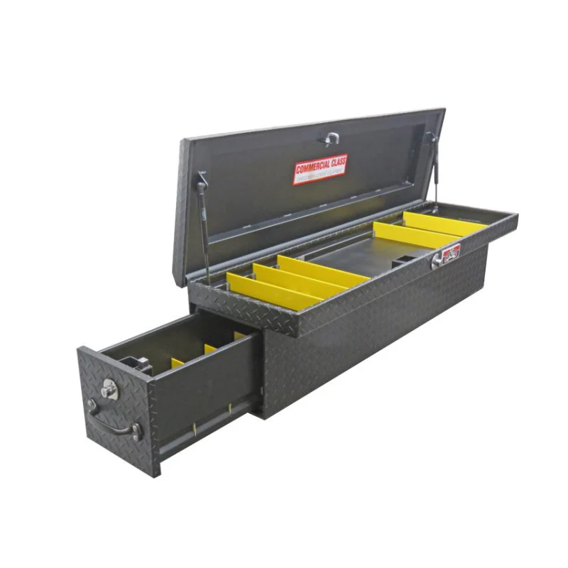Brute 56" Side Mount Tool Textured Black W/ Rear Bed Safe Roller Drawer Passenger Side Model RB7656P-BT - Image 2