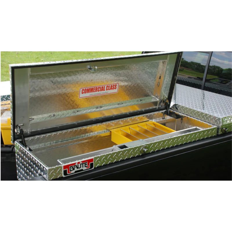 Brute 56" Low Profile Side Mount Tool Box Bright Aluminum Model RB178-9 - Image 2