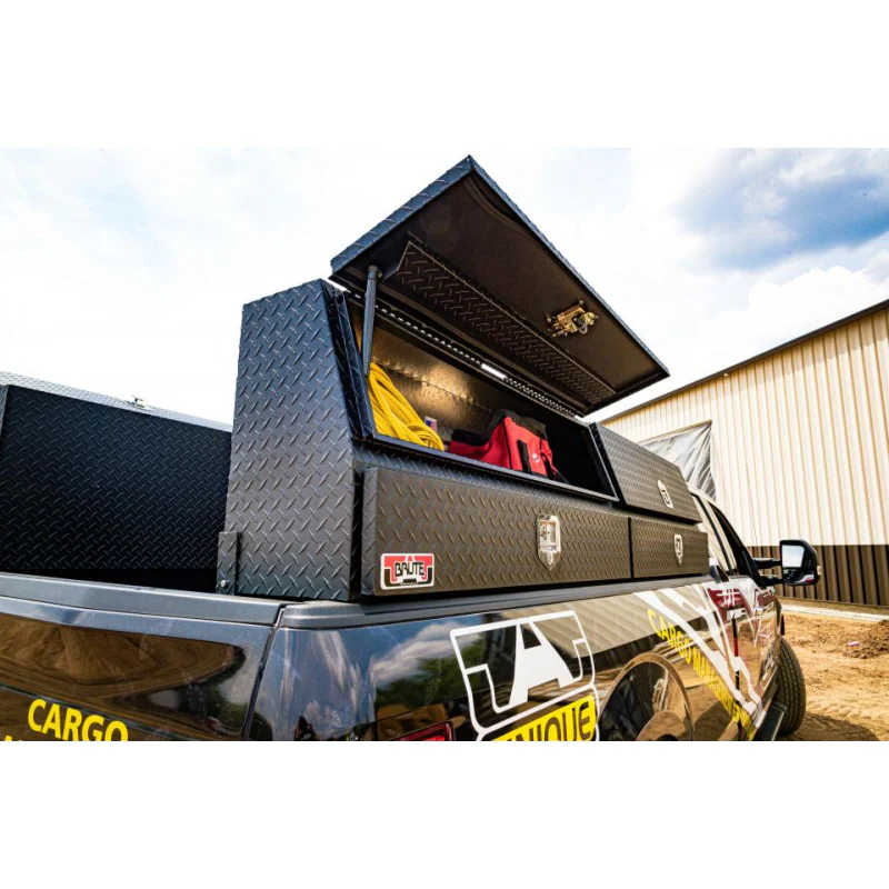Brute 96" Contractor Topsider W/ Drawers & Doors Black Texture Coat Model TBS200-96D-BD-BT - Image 3