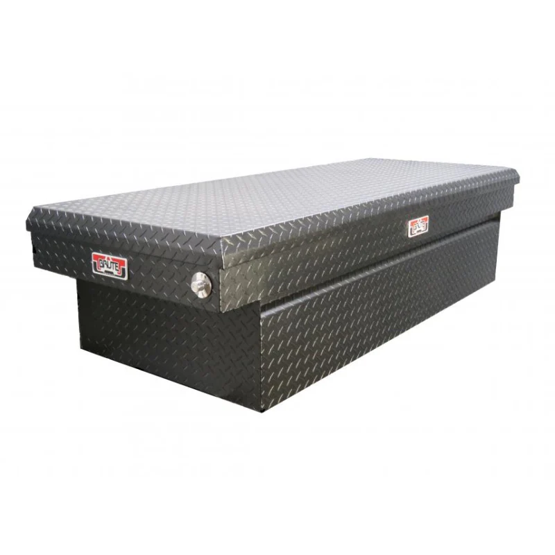 Brute Crossover Tool Box Single Lid Textured Black Mid Size/Down Size Wide & Shallow Model RB155FL-BT