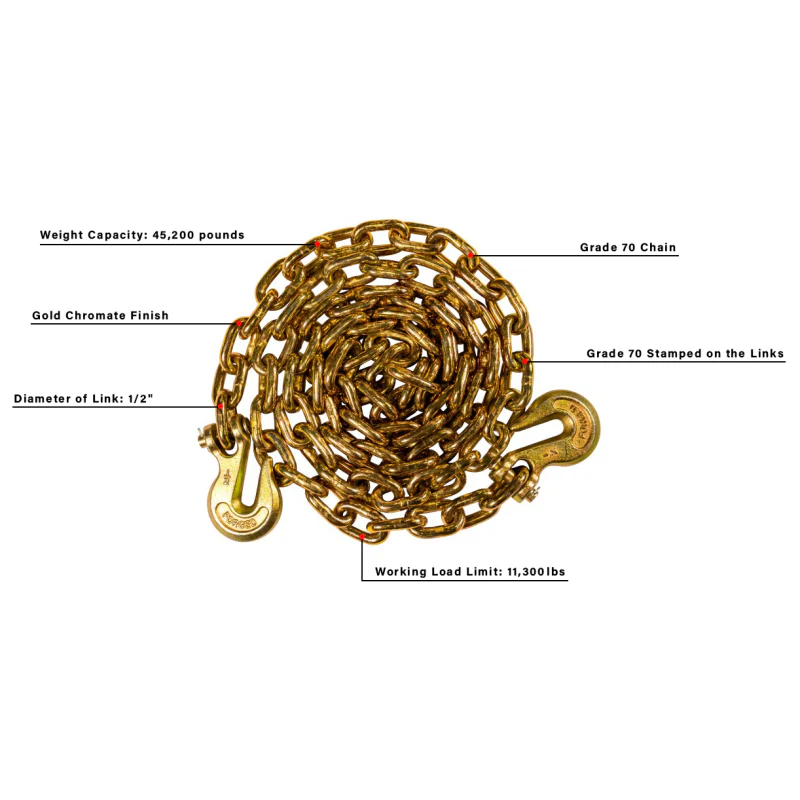 BulletProof Hitches Extreme Duty 1/2" x 16' Transport Chain Model BPEDTRANSPORT16 - Image 6