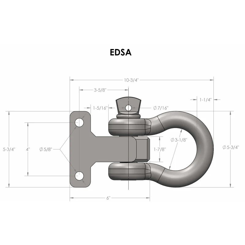 BulletProof Hitches Extreme Duty Shackle Attachment Model EDSA - Image 4