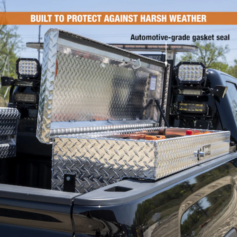 Buyers Products 13x16x36 Inch Side Mount Truck Tool Box Diamond Tread Aluminum Model 1713005 - Image 7