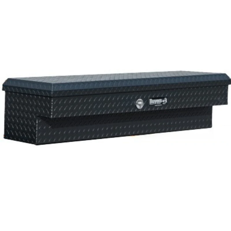 Buyers Products 13x16x36 Inch Side Mount Truck Tool Box Textured Matte Black Diamond Tread Aluminum Model 1733005