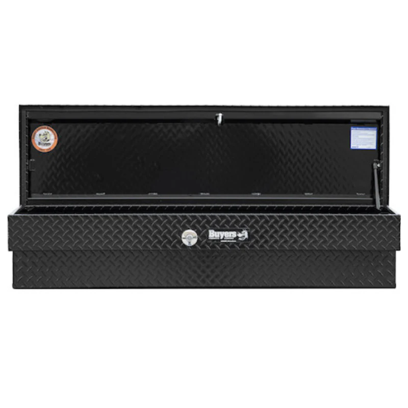 Buyers Products 13x16x36 Inch Side Mount Truck Tool Box Textured Matte Black Diamond Tread Aluminum Model 1733005 - Image 4