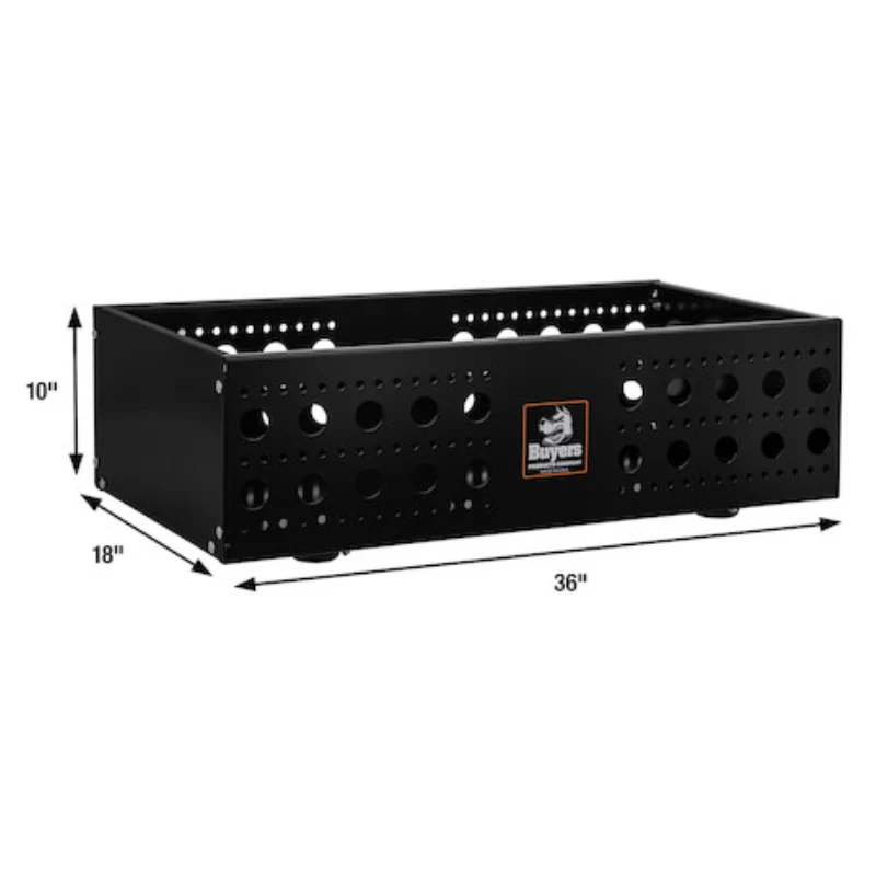 Buyers Products 18x10x36 Gloss Black Multi-Purpose Storage Basket Kit Model 1744136 - Image 2