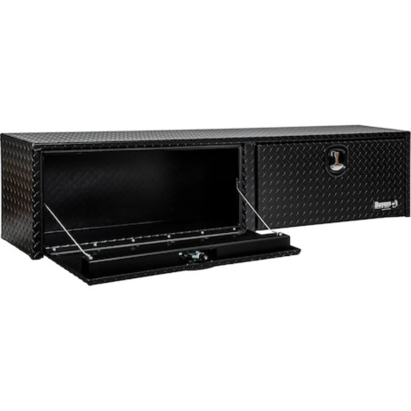Buyers Products 18x16x90 Textured Matte Black Diamond Tread Aluminum Topsider Truck Box Model 1722565 - Image 10
