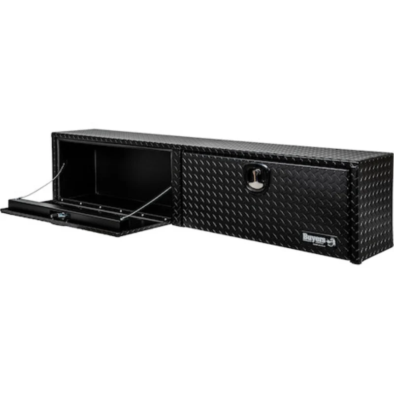 Buyers Products 18x16x90 Textured Matte Black Diamond Tread Aluminum Topsider Truck Box Model 1722565 - Image 11