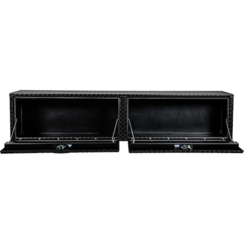 Buyers Products 18x16x90 Textured Matte Black Diamond Tread Aluminum Topsider Truck Box Model 1722565 - Image 2