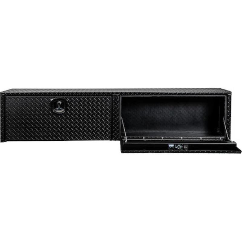 Buyers Products 18x16x90 Textured Matte Black Diamond Tread Aluminum Topsider Truck Box Model 1722565 - Image 3