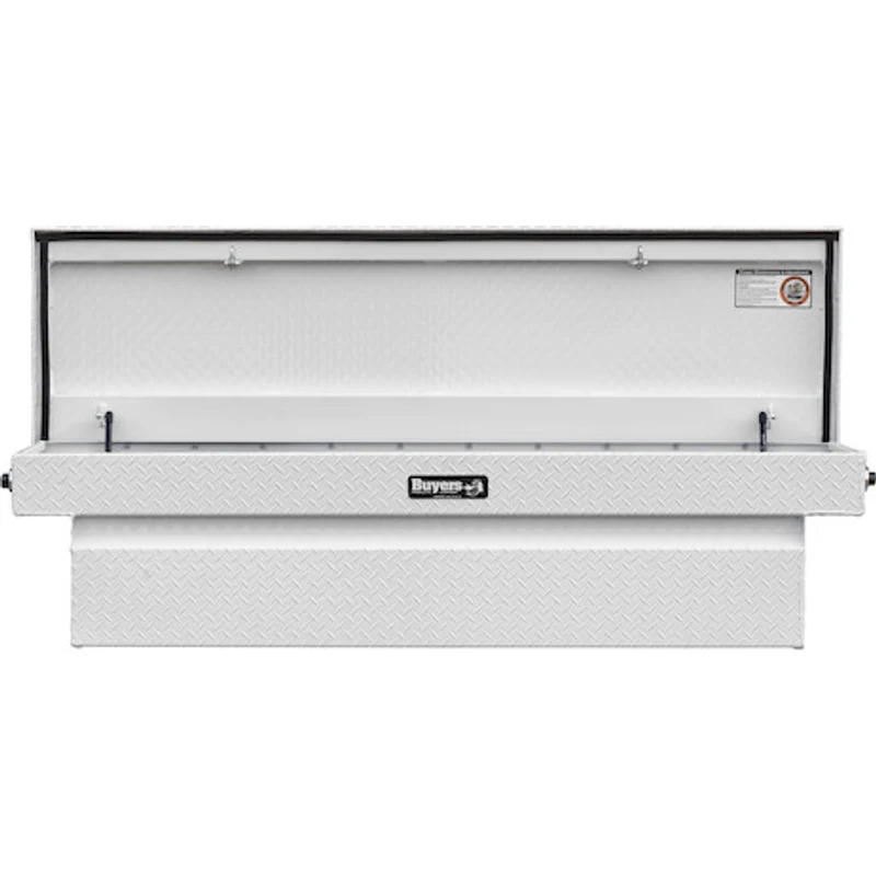 Buyers Products 18x20x71 Inch Gloss White Diamond Tread Aluminum Crossover Truck Tool Box Model 1749435 - Image 6